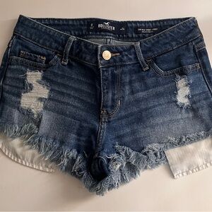 Hollister Women's Blue Denim Shorts